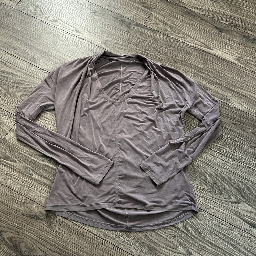 lululemon athletica Women's Long Sleeve Top - Gray
